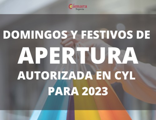 Domingos y días festivos apertura autorizada en CyL para 2023